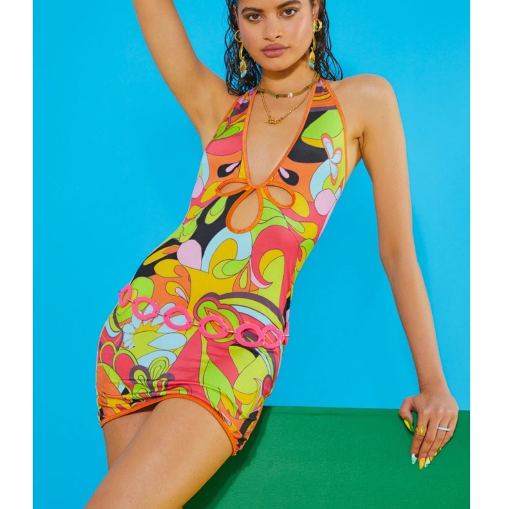 Jaded Ldn Geometric Dress